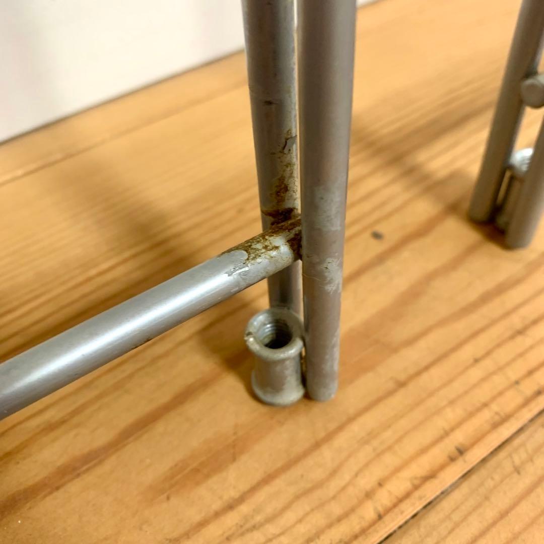 【お値下げ】無印良品 スチールユニットシェルフ5段タモ材棚キャスター付/ミニ帆立