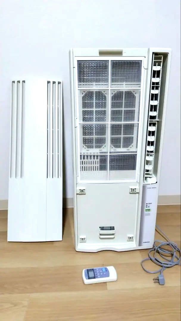 コロナ　窓用ルームエアコン 冷房専用CW-1617 　リモコン付き　窓枠なし