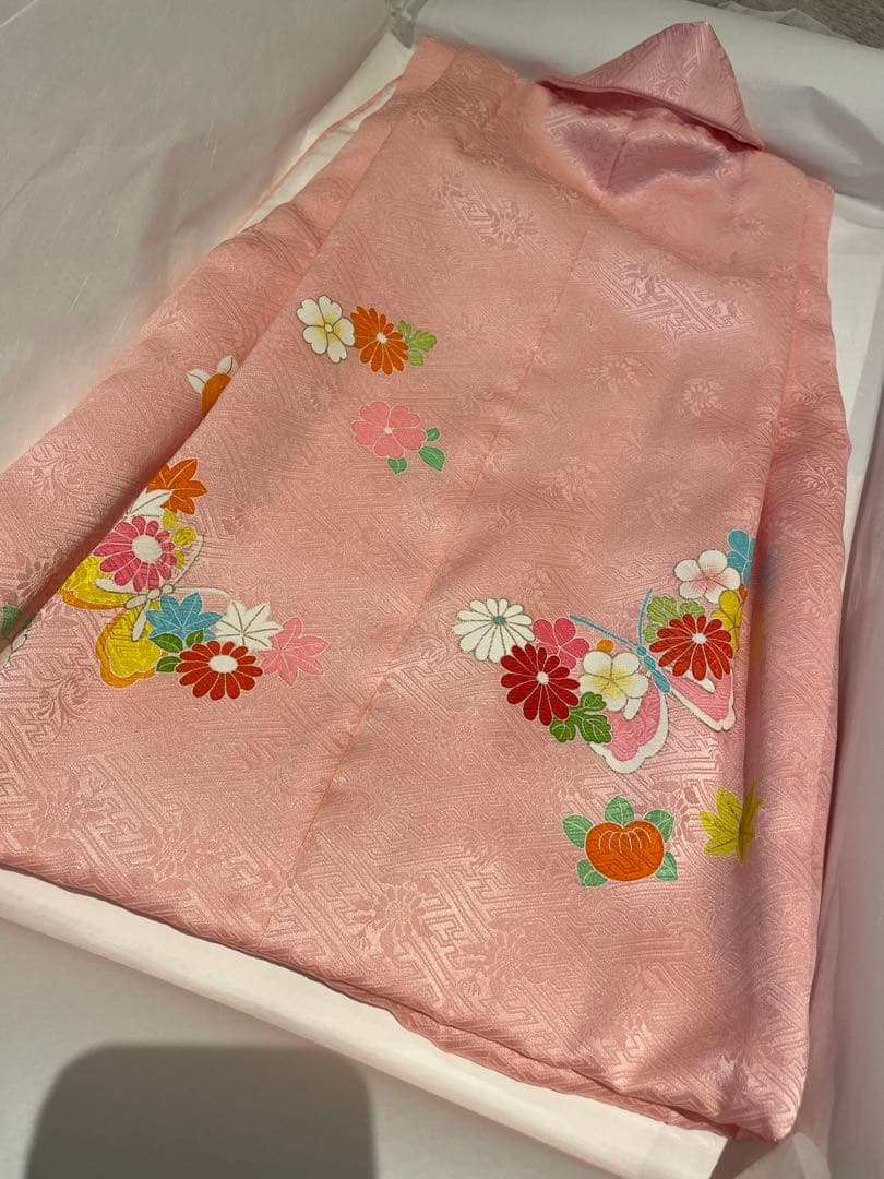 七五三　千總　被布　新品　花柄刺繍 ピンク衣装