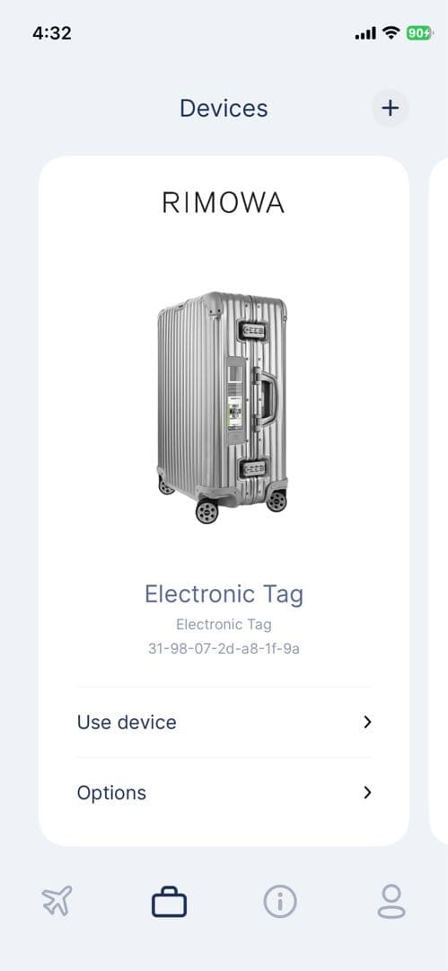 専用 保証書付 RIMOWA Bossa Nova E-Tag 94L 電子タグ