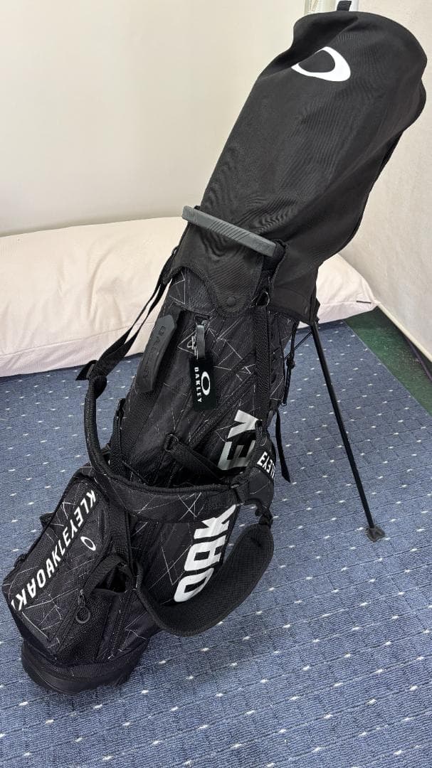 Oakley キャディバッグ 黒 スタンド付き