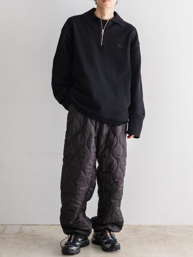 PEACEMAKER OAMC Knit Polo Sサイズ 黒 25AW