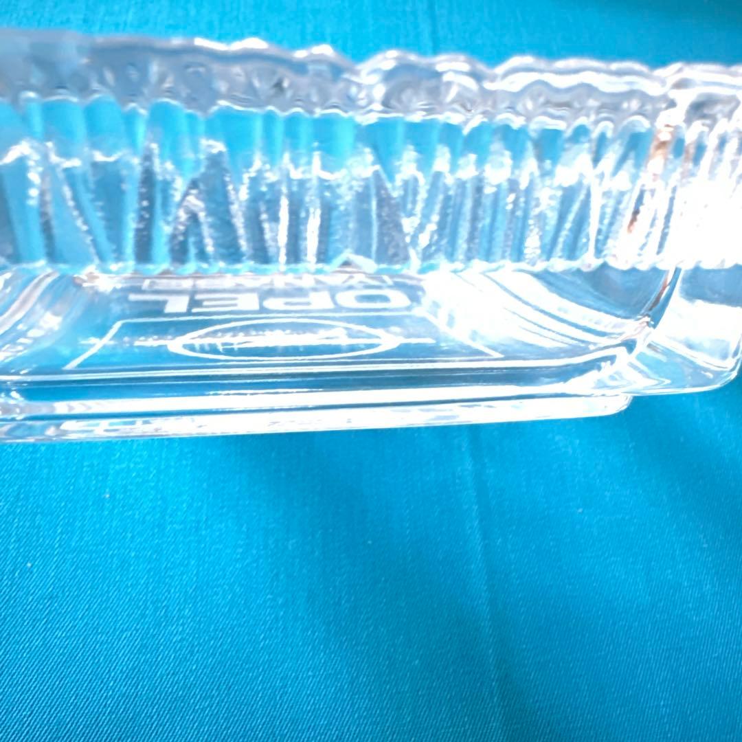 石塚硝子　シャルム灰皿中　OPEL YANASE ガラス灰皿 5個　長期保管品