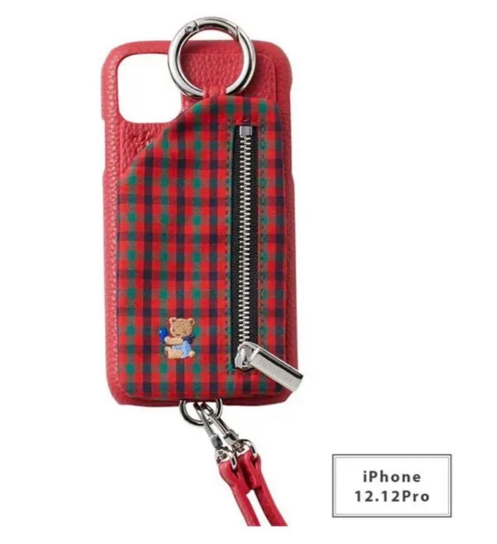 familiar ajew ファミリア エジュー　スマホケース　red 完売品