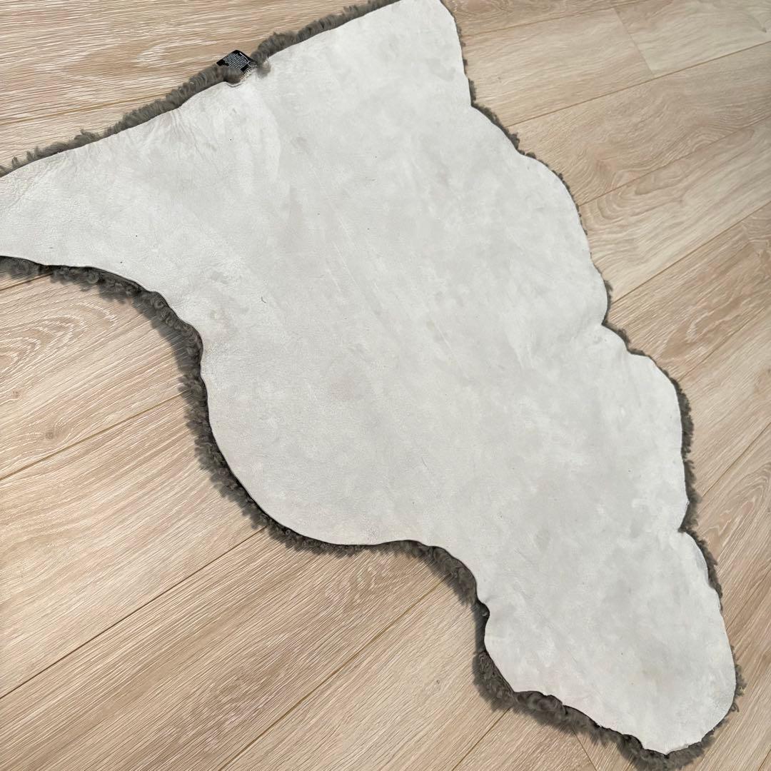 アクタス購入　MS Sweden 羊毛 シープスキンラグ グレー