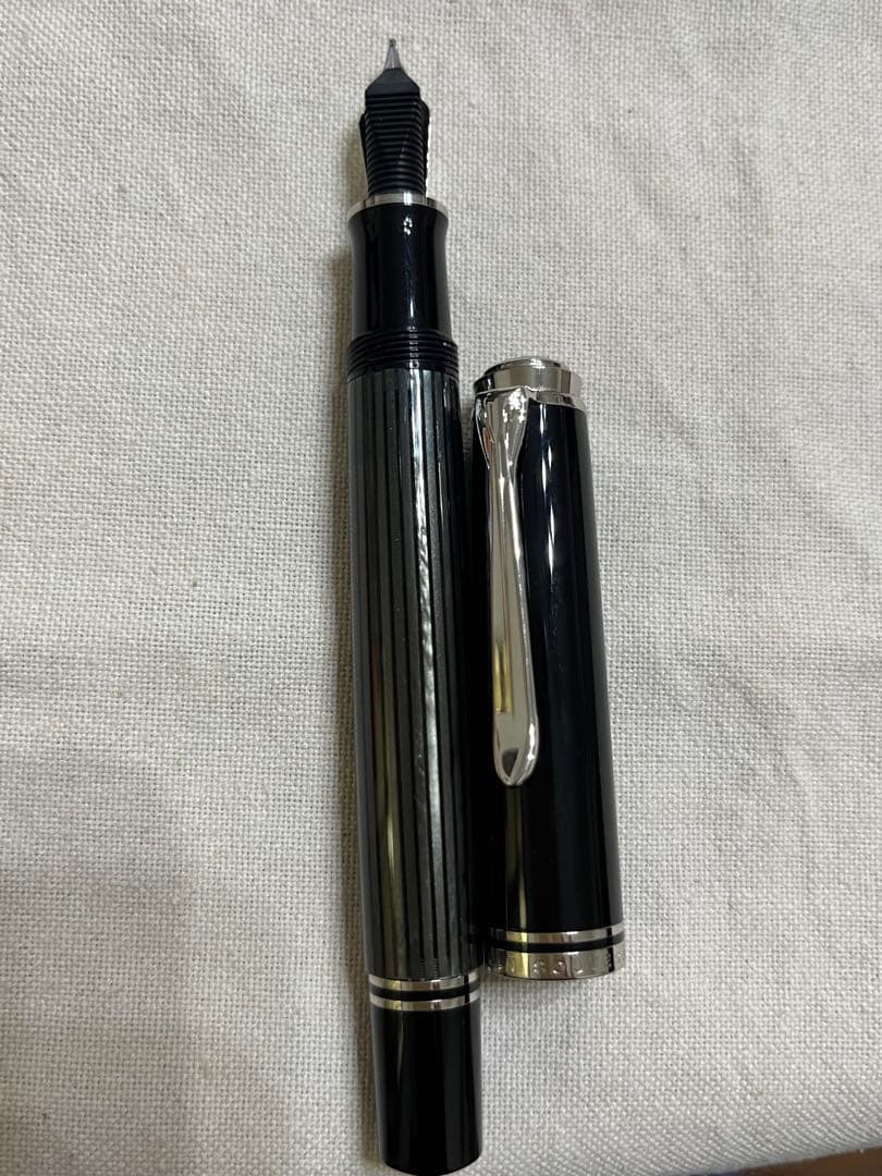 万年筆ペリカンM805 ブラックストライプ