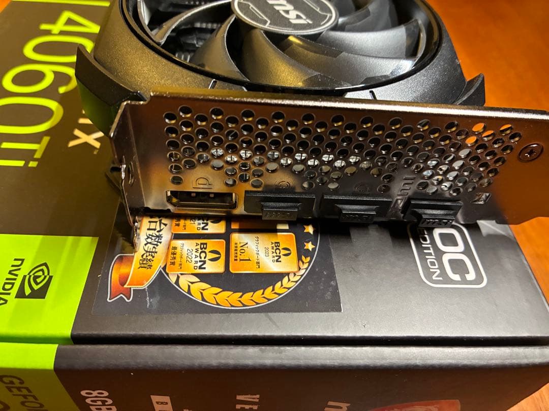 グラフィックボード・グラボ・ビデオカード GeForce RTX 4060 Ti 8GB VENTUS 2X BLACK