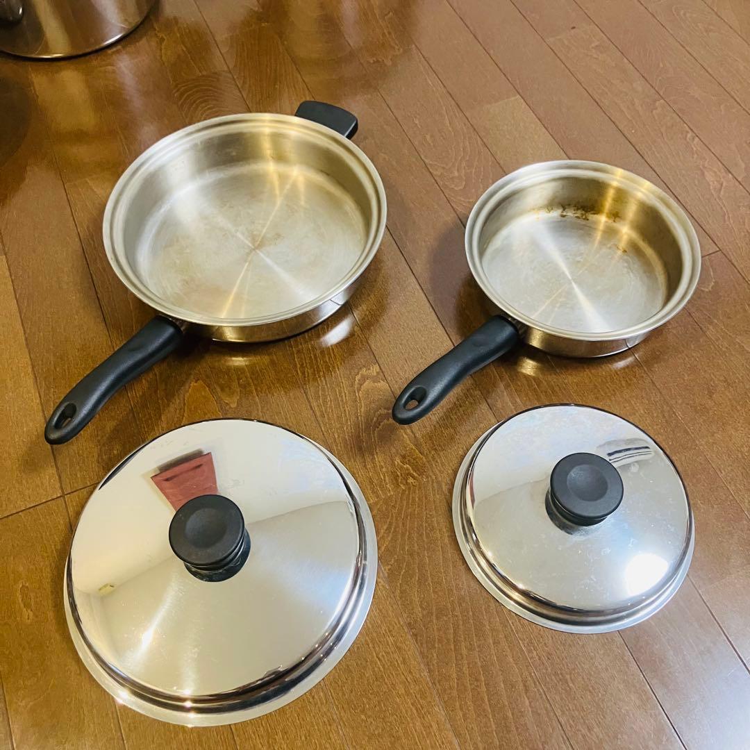 ち*ぃ様 アムウェイ シチューパン　ソースパン　フライパン　鍋セット