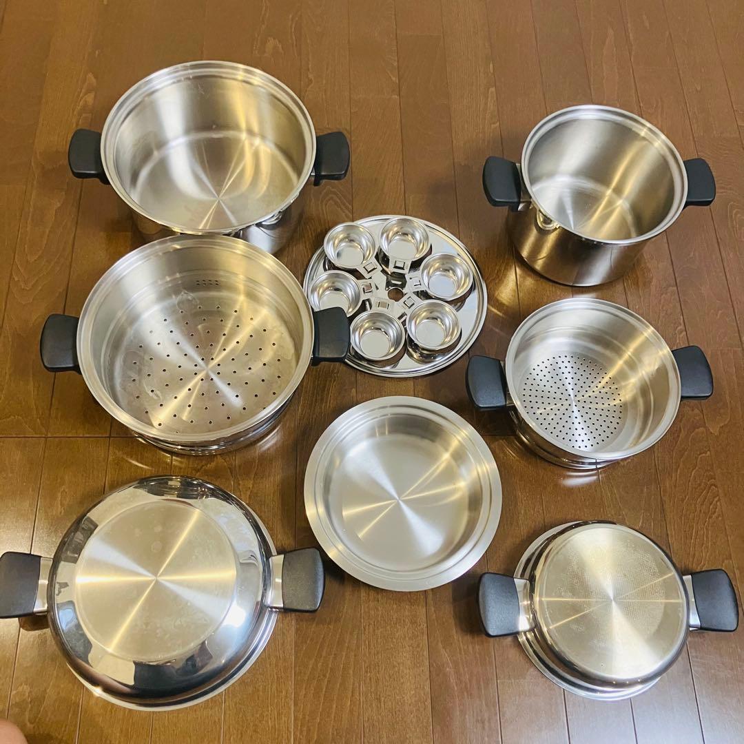 ち*ぃ様 アムウェイ シチューパン　ソースパン　フライパン　鍋セット