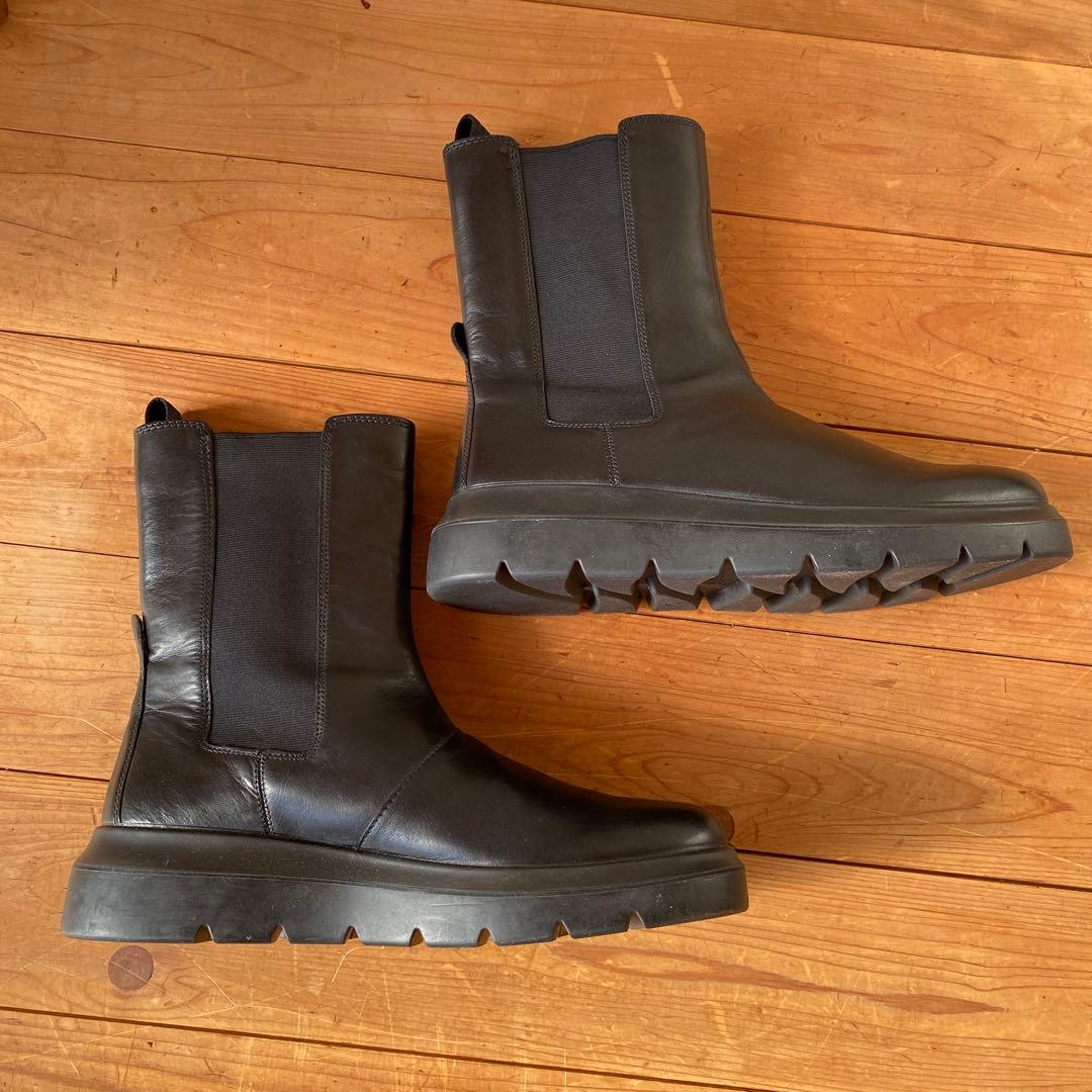 eccoヌーベルチェルシーブーツ　ブラック 新品40（25)サイドゴアブーツ