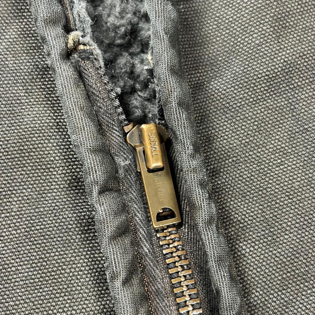 70s Carhartt カーハート スコビルジップ ダックベスト ボアベスト