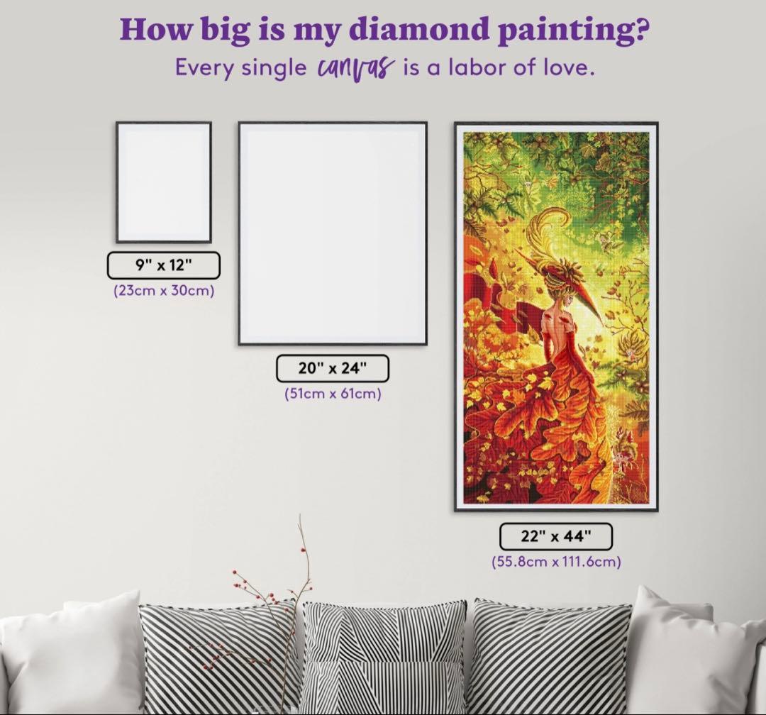 ダイヤモンドアートクラブ　Magic Autumn キット