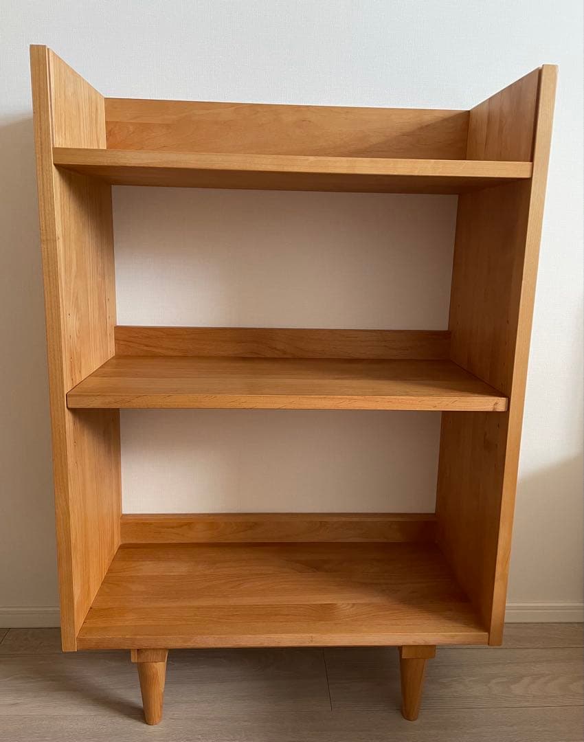 モモナチュラル シェルフ　本棚　食器棚