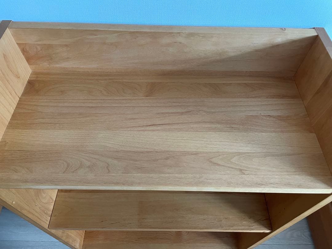 モモナチュラル シェルフ　本棚　食器棚