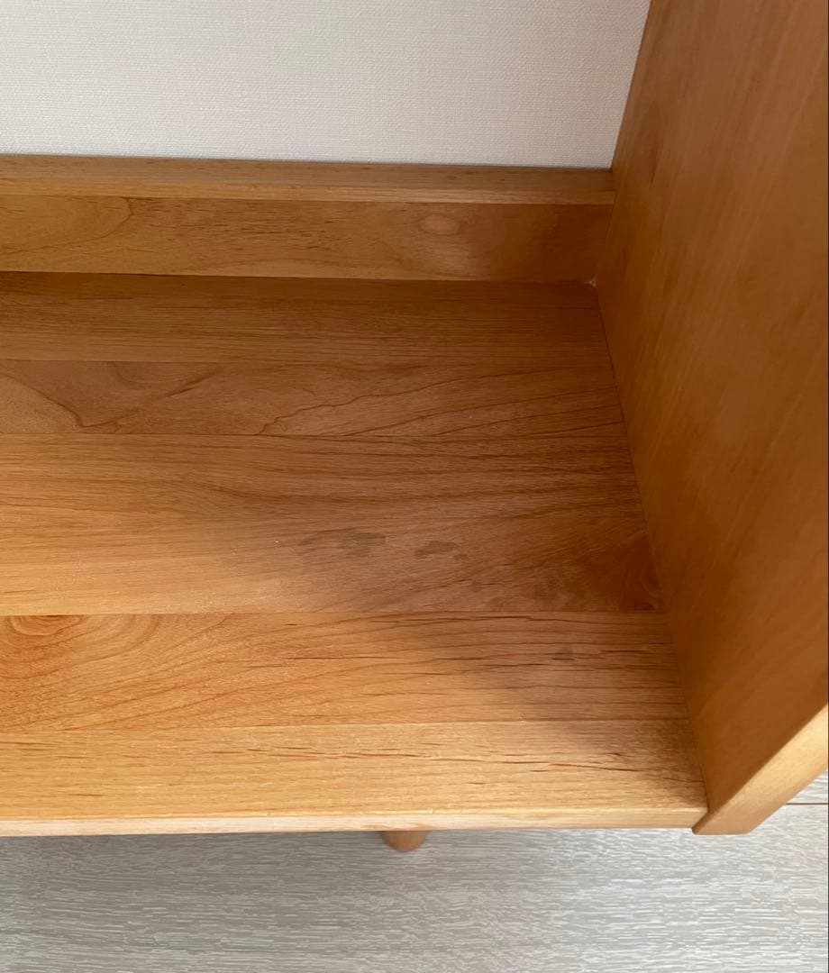 モモナチュラル シェルフ　本棚　食器棚