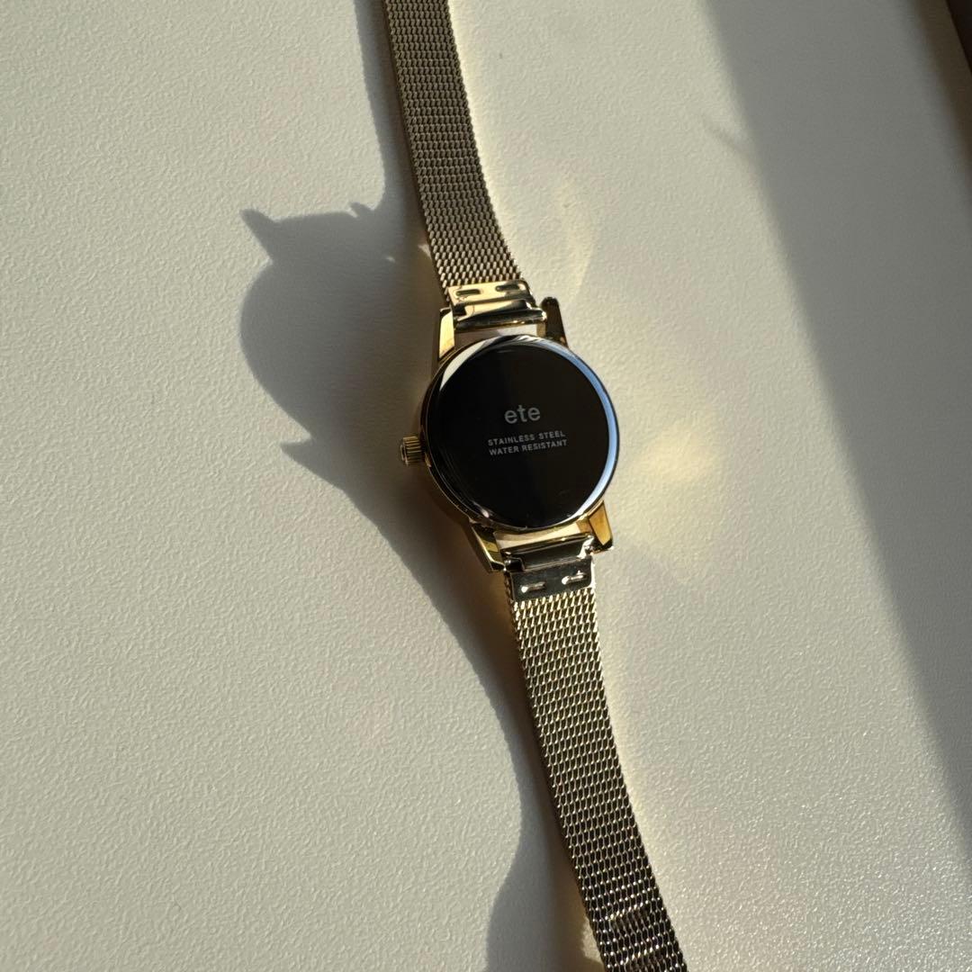 最安　ソーラーウォッチ メッシュベルト　ete