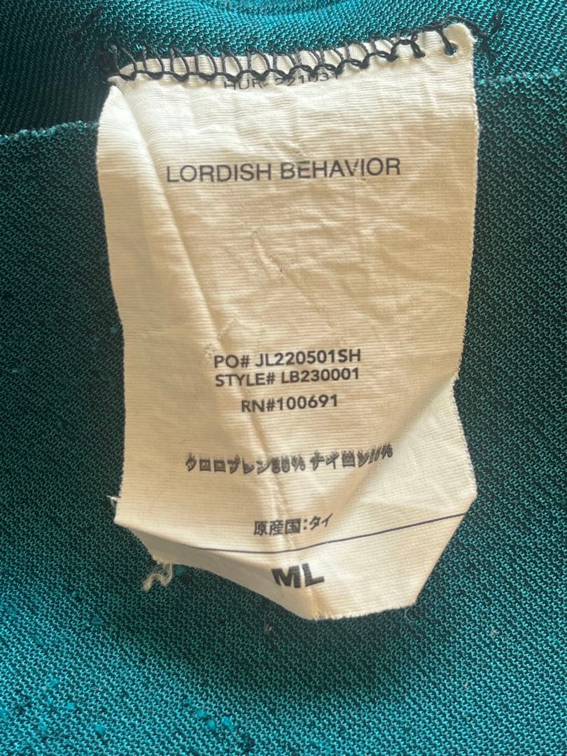 LordishBehavior ローディッシュビヘイビア ジャーフル ML