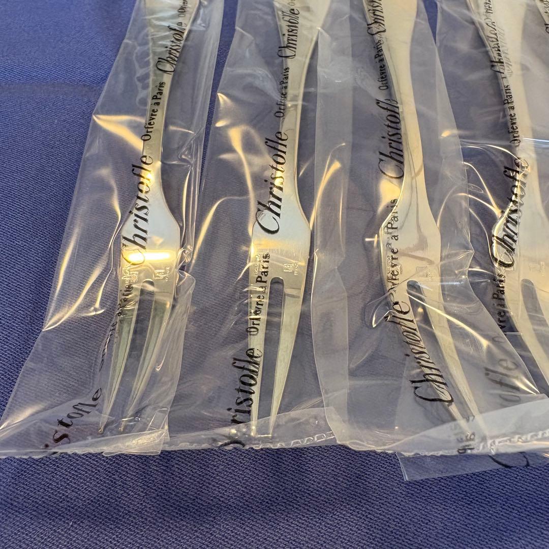 エスカルゴフォーク christofle クリストフル 1箱　6本 新品 未開封
