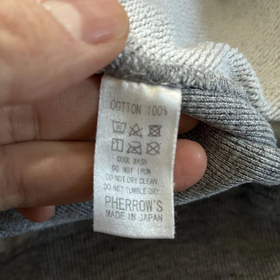 L*x様 廃盤品　PHERROW'S USAFA ロゴ入り グレー ジップアップ