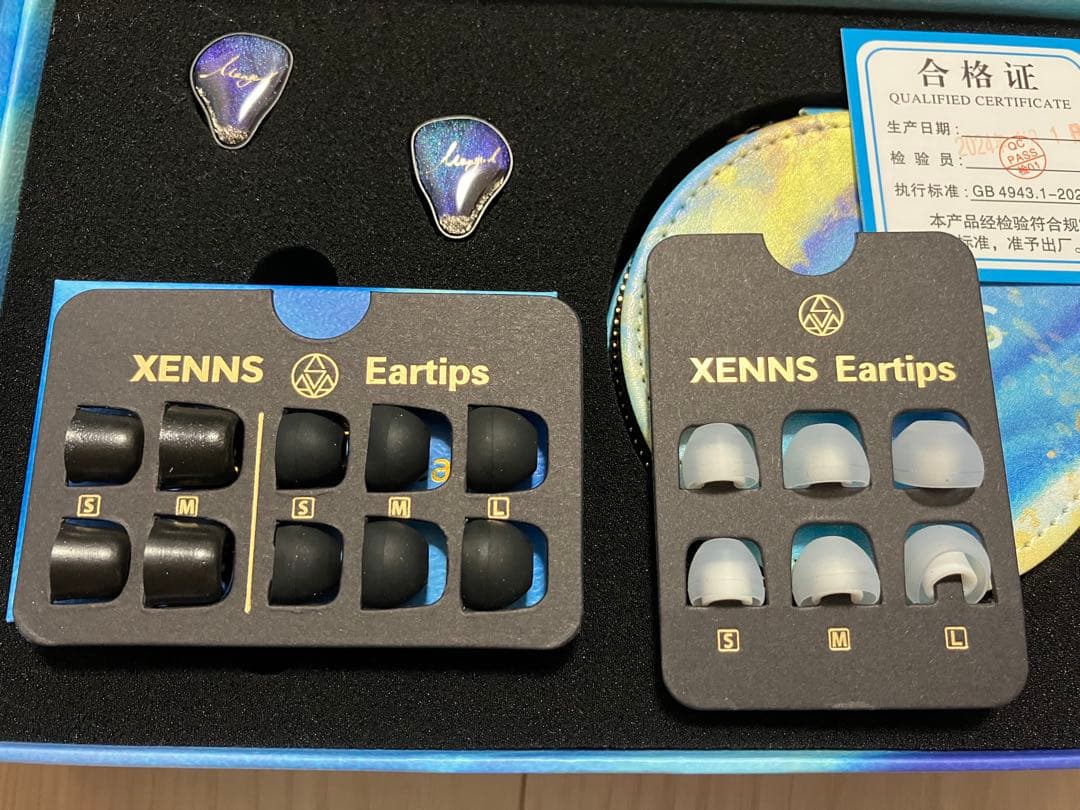 【美品】XENNS Mangird Tea Pro 2DD 6BA 有線イヤホン