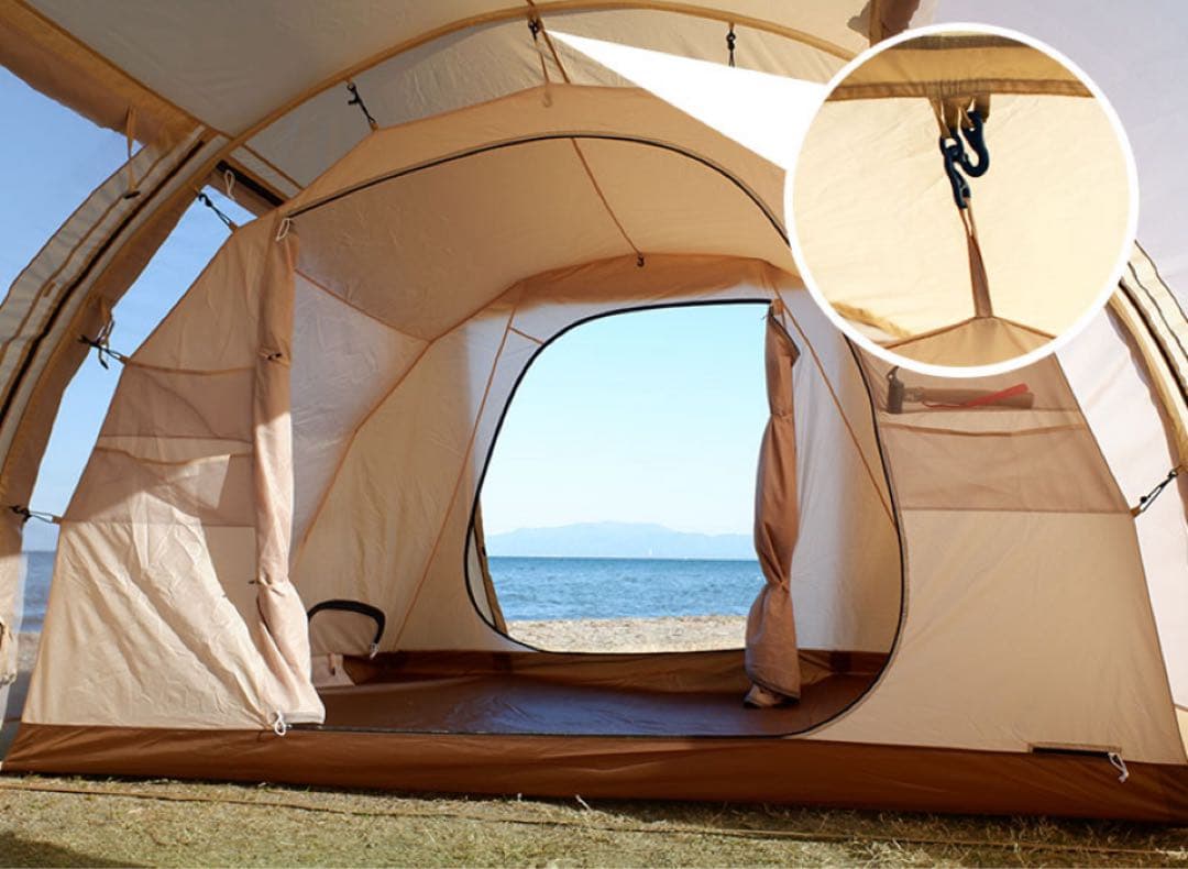 DOD カマボコテント3M タン　2ルーム