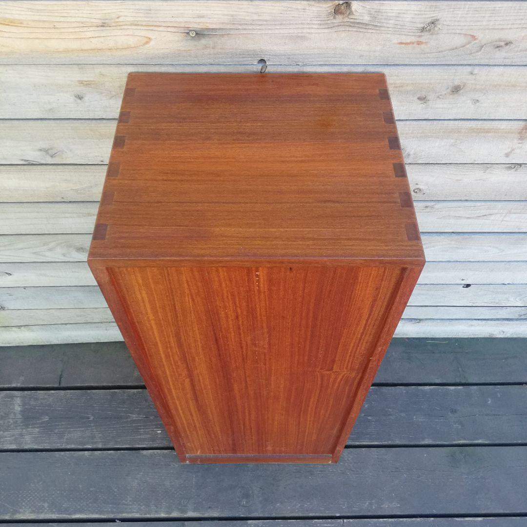 M●北欧ヴィンテージ 組み接ぎチーク無垢オイル仕上げ キャビネット