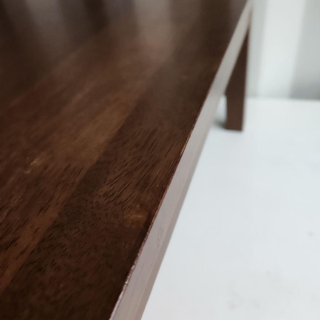 廃盤モデル 無印良品 MUJI 天然木　サイドテーブル　小　ラバーウッド材