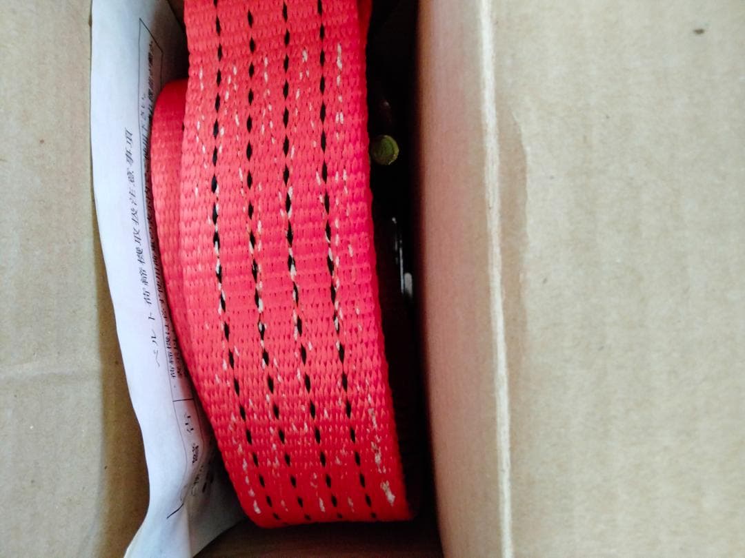 新品未使用　巨象印ラッシングベルト　LV50安全荷重800kg