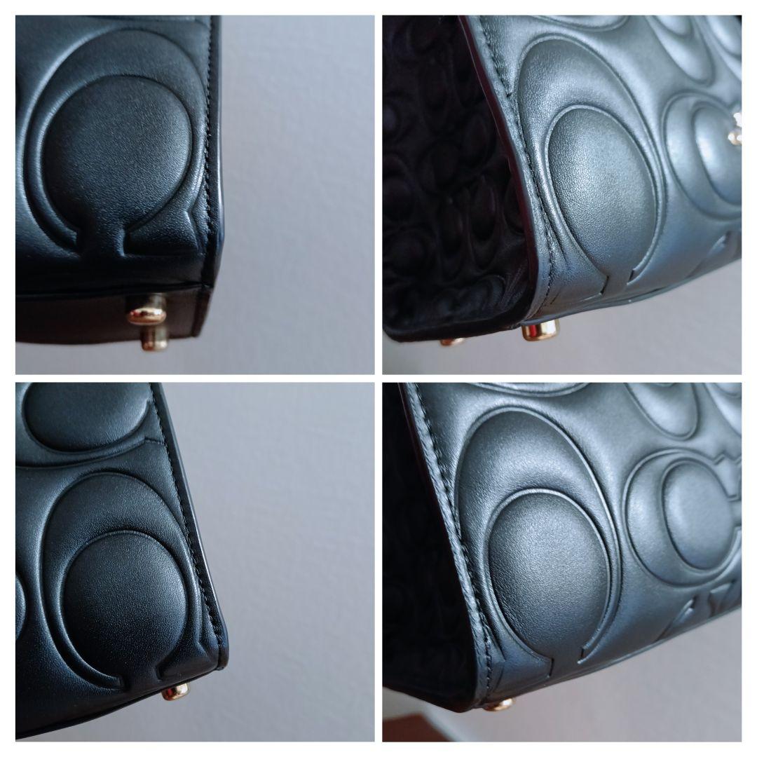 COACH マギー スモール トート バッグ・シグネチャー cy670（レザー