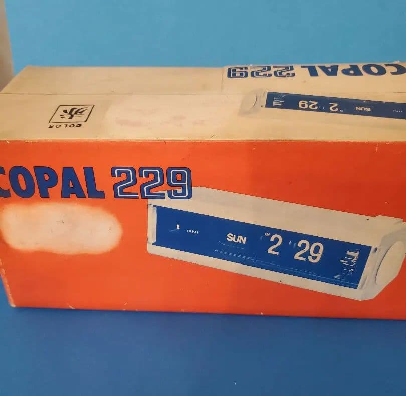 昭和レトロ コパル 229 パタパタ時計 あこ