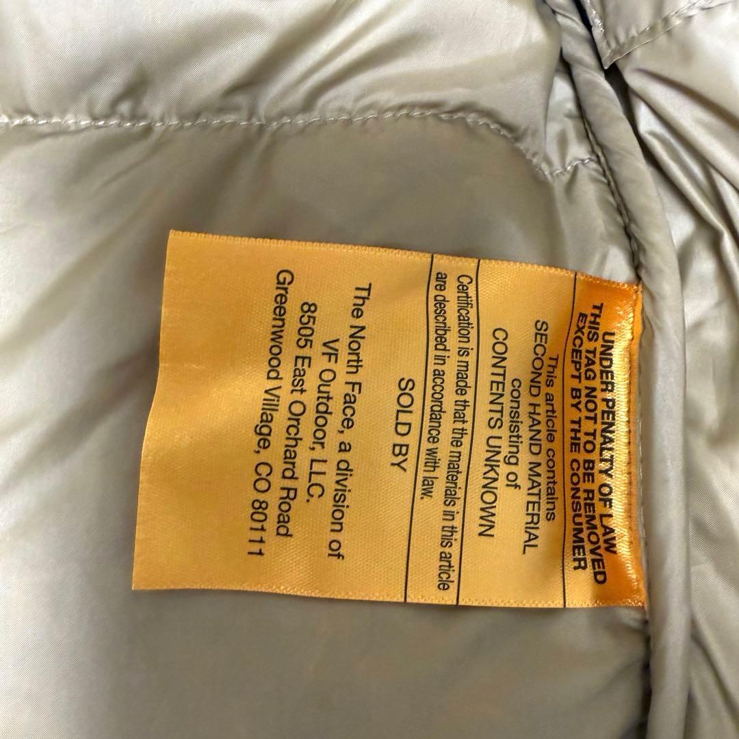 the north face ボア ベージュ ヌプシ ダウン メンズxs