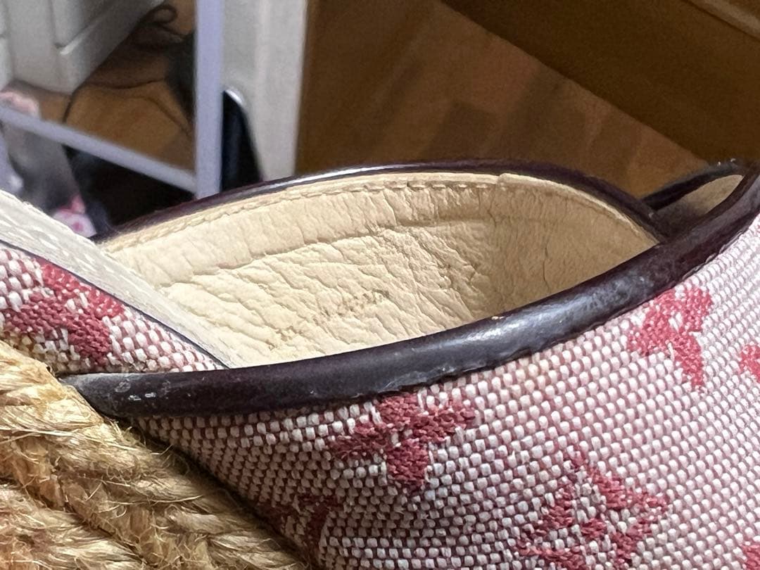 ルイヴィトンLOUIS VUITTON ウェッジソール サンダル 37