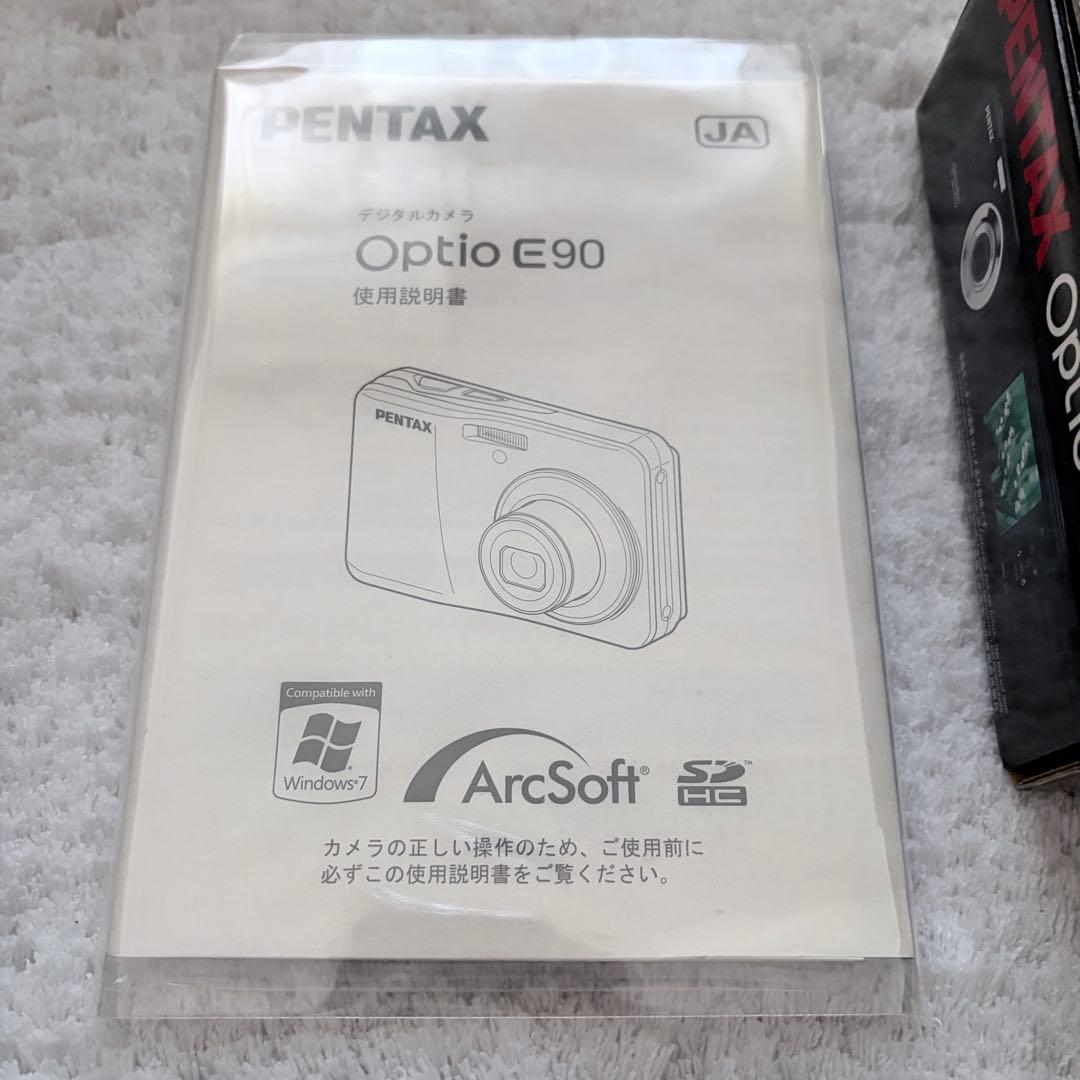 極上品【動作確認済】PENTAX ペンタックス Optio E90 レトロカメラ