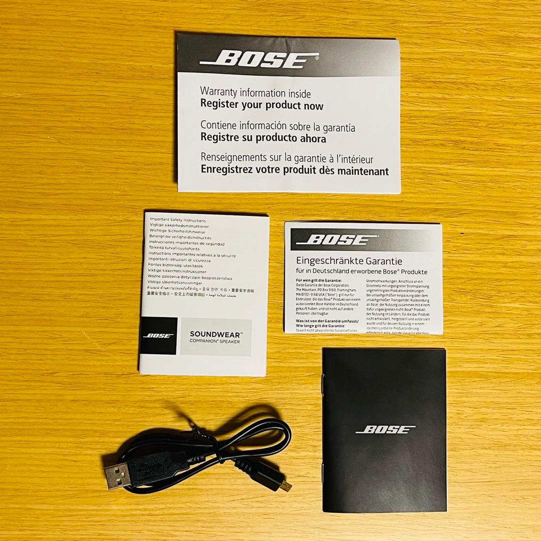 【廃盤品】BOSE Sound Wear Companion Speaker