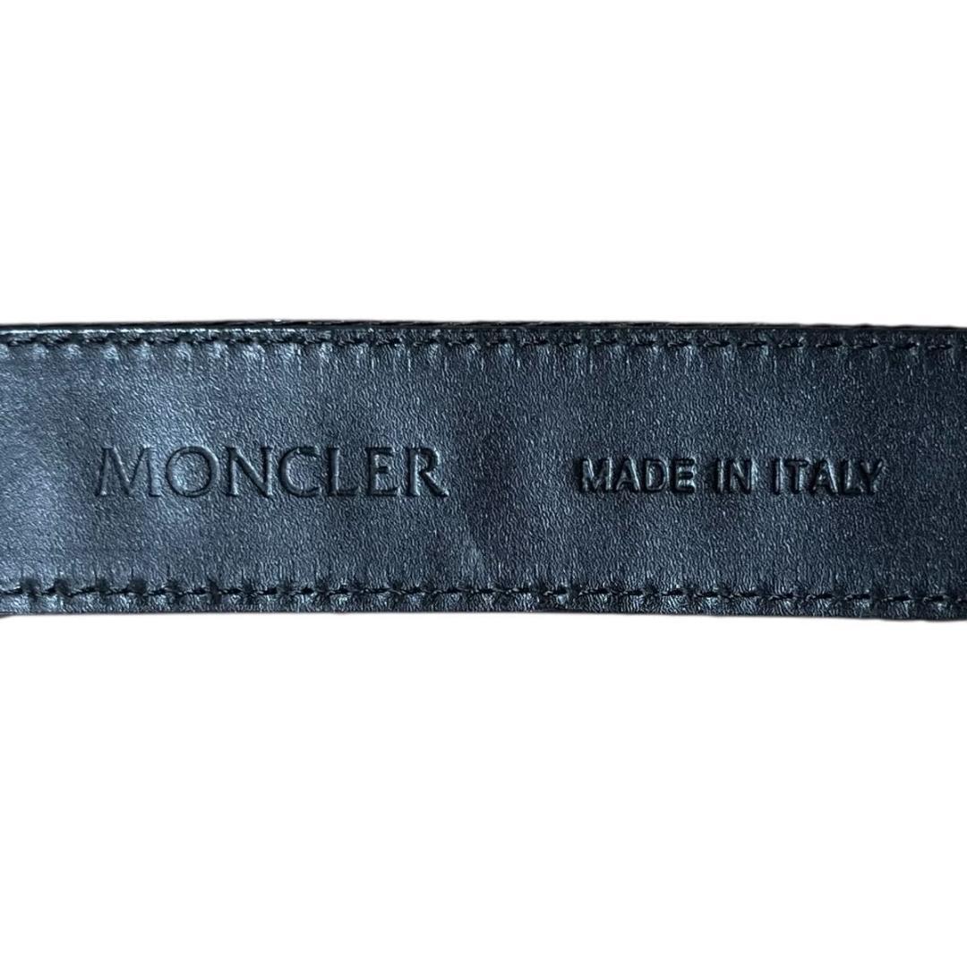 モンクレール×ポルド コラボ 犬用首輪 L ドッグカラー レザー 黒 ベルト