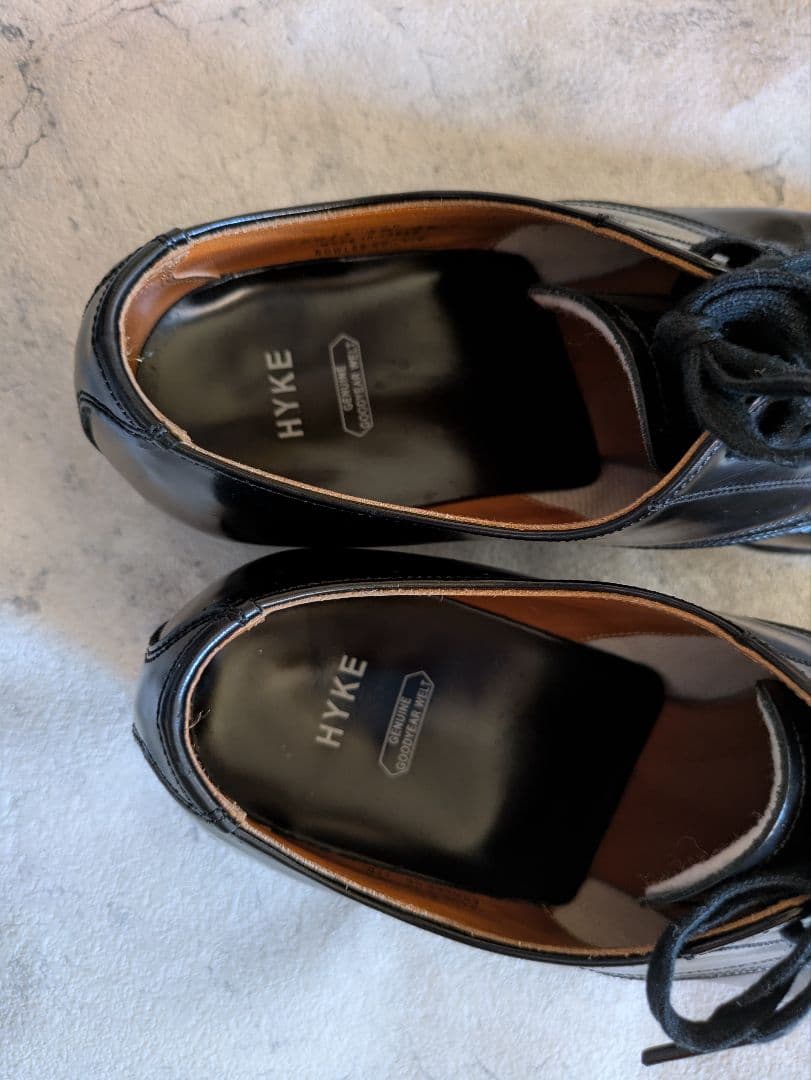 靴 HYKE LEATHER SHOES