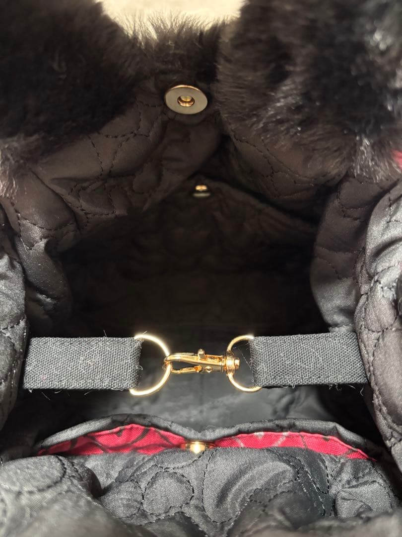 あ*き様 コヤンイサムチョン　ハンドメイド　ファーバッグ　ジョーズくん　ヒョウ柄