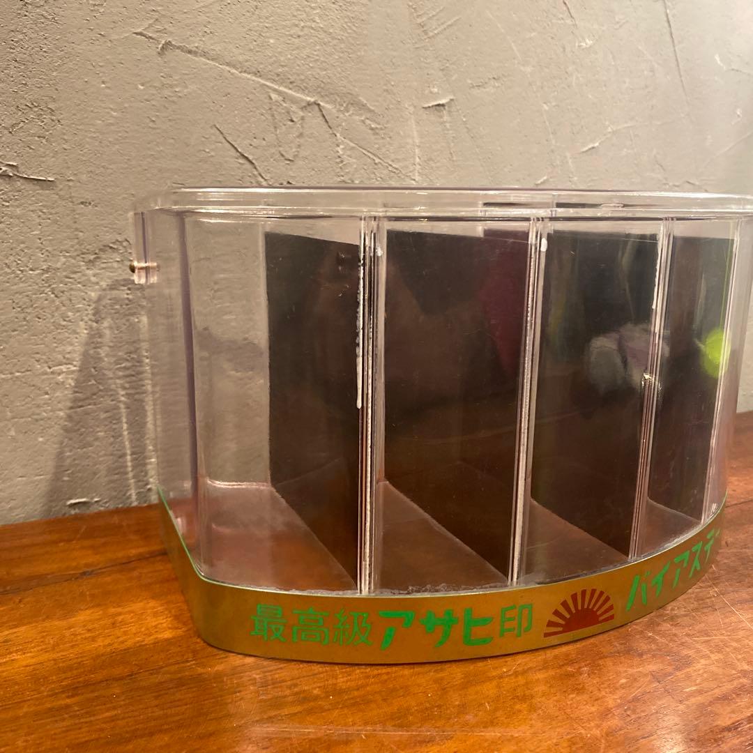 昭和レトロ 最高級アサヒ印バイアステープ 陳列什器 棚 ショーケース