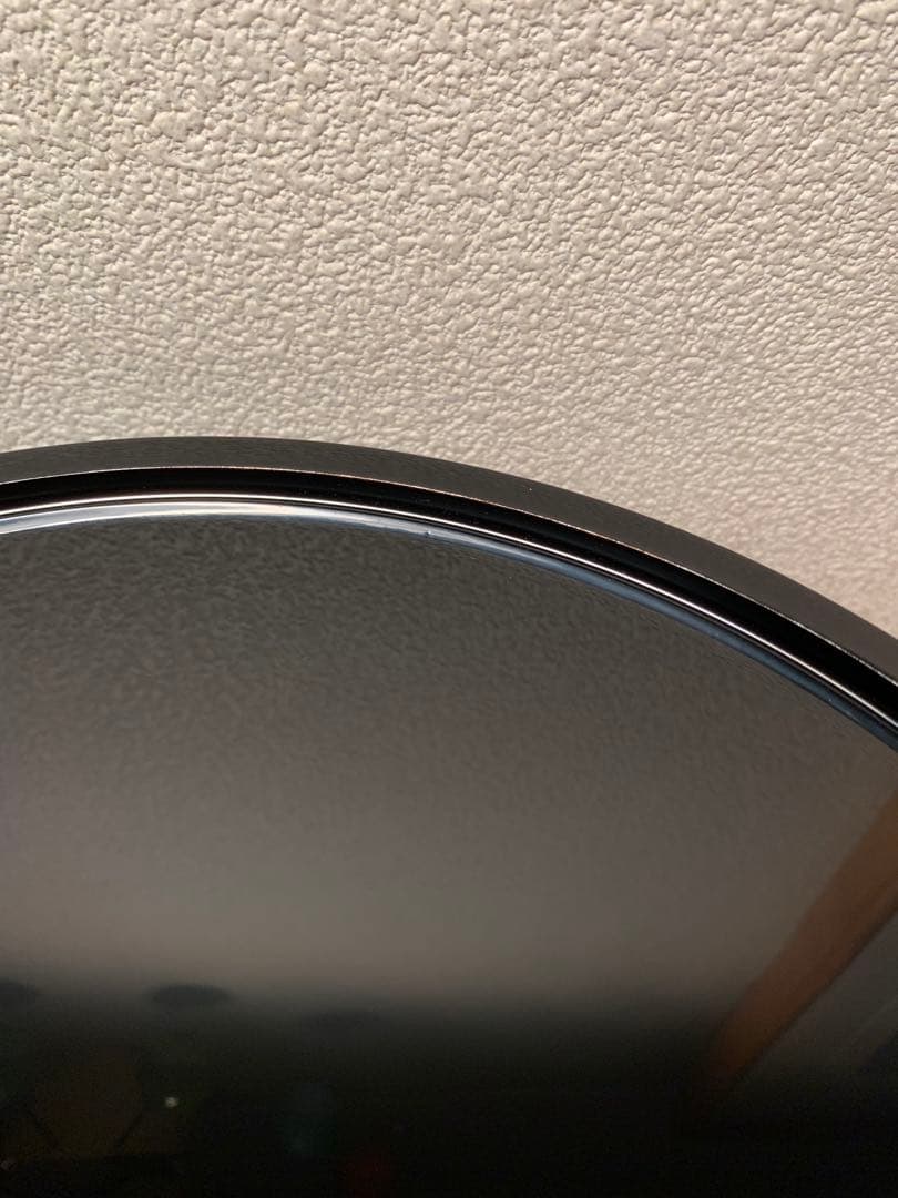 大圓盆 堅地本漆塗 漆器 茶道 裏千家 箱付き 大円本