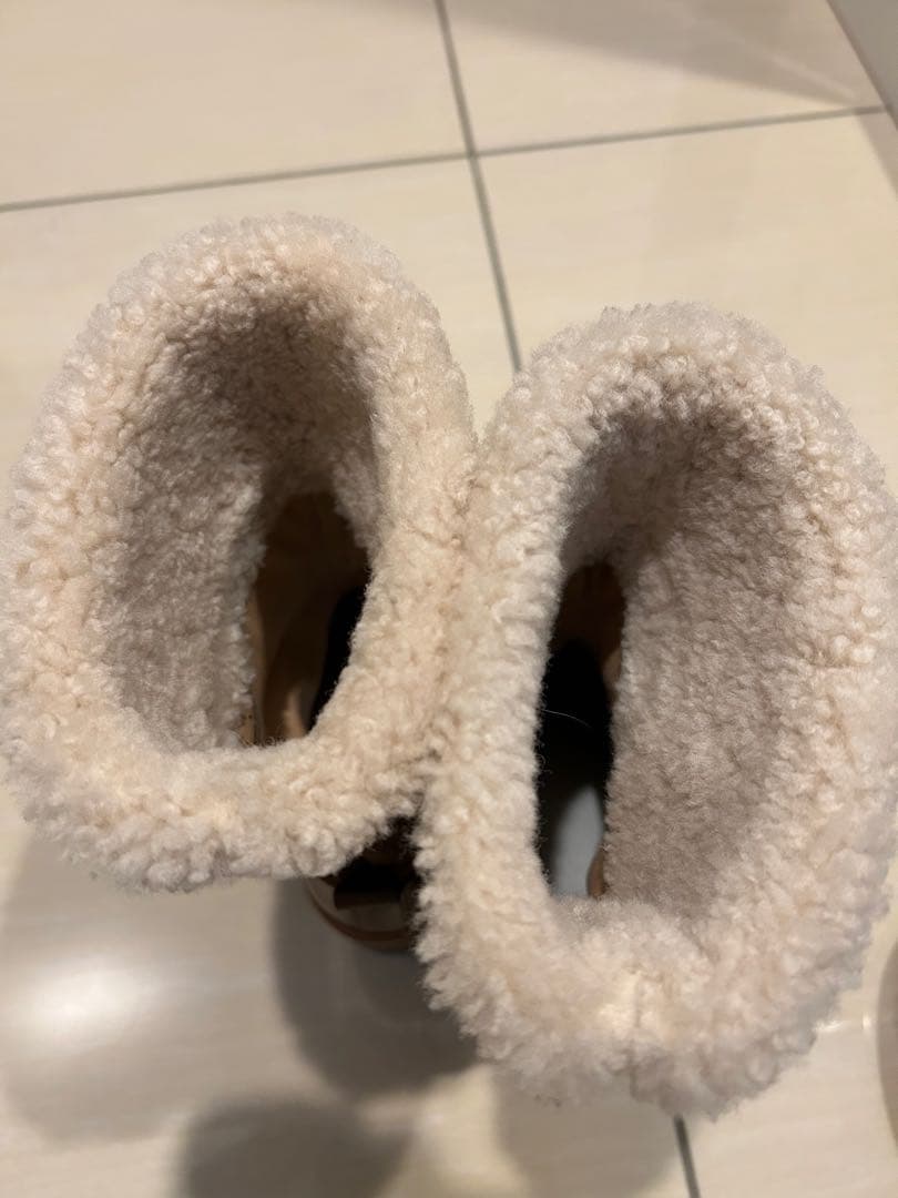 大幅値下げ！ラルフローレン スエードキルティングブーツ 60mmヒール美品！