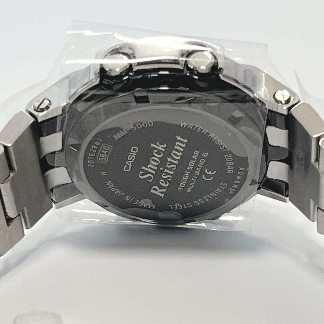 【新品・未使用】G-SHOCK AWM-500D-1A 電波ソーラー フルメタル