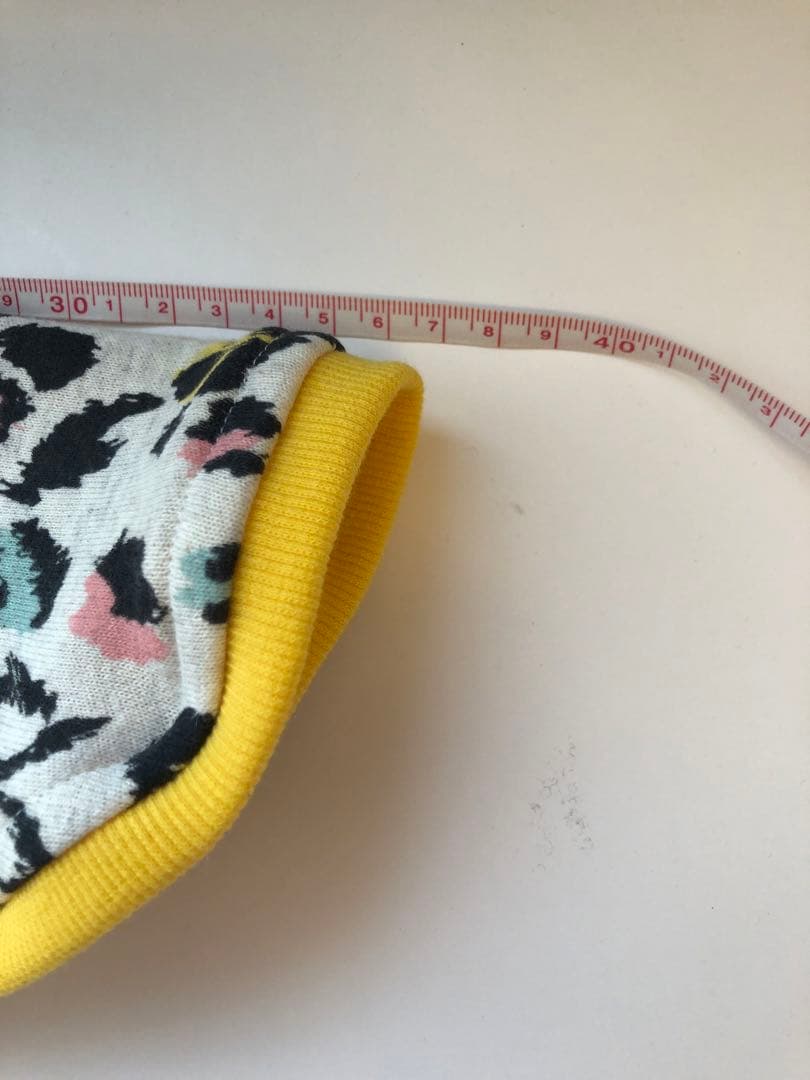 ヒョウ柄パーカー　イタグレ服　犬服　バンドメイド