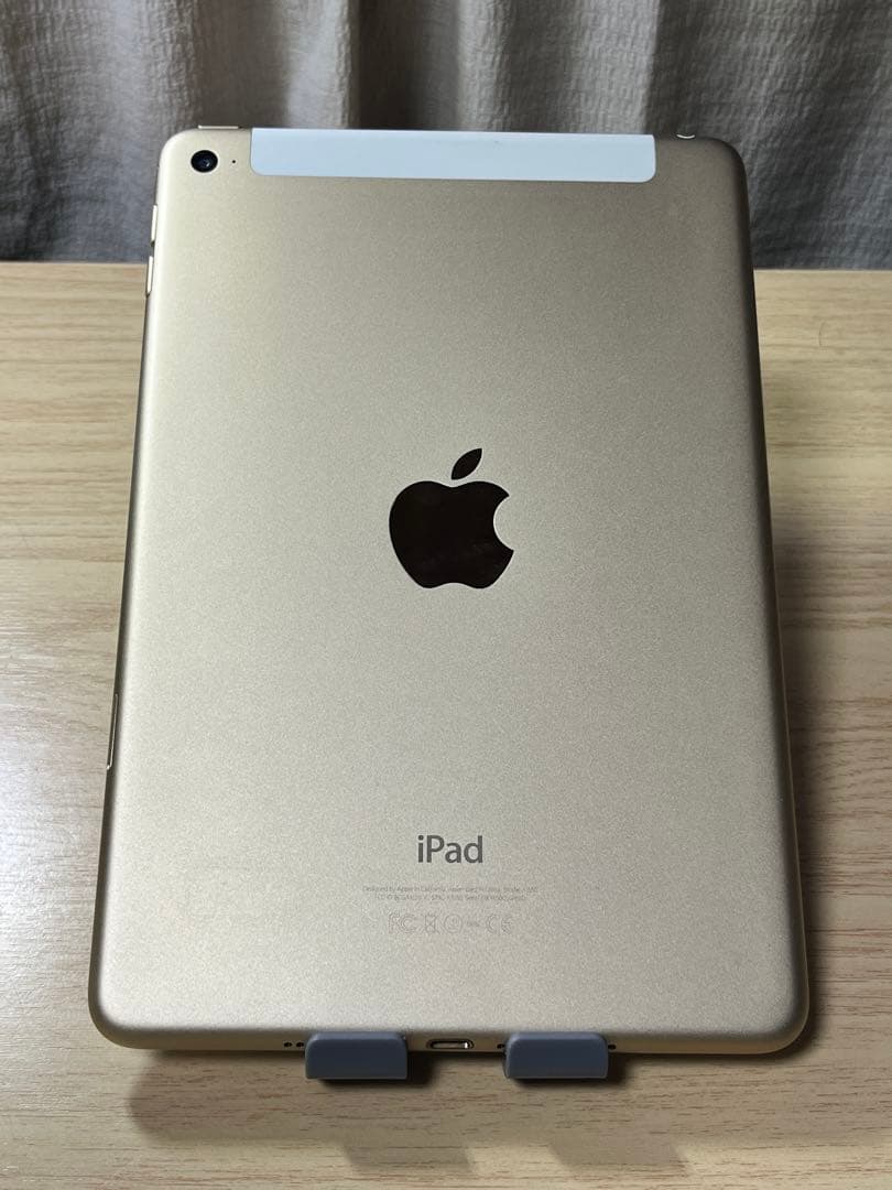 ♫美品iPad mini 4 128GB Wi-Fi+Cellular ゴールド