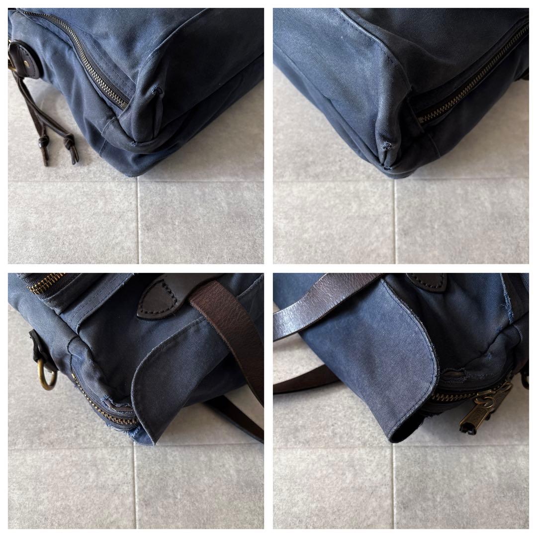 USA製 フィルソン 24アワー ティンブリーフケース ネイビー 2way