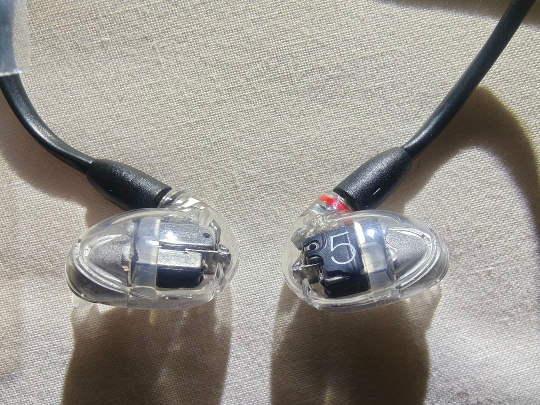 SHURE AONIC 5 SE53BACL+UNI-Aクリア マイクリモコン付