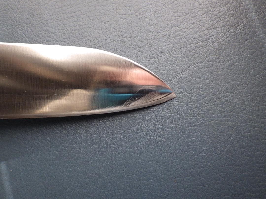 ゆ*じ様 京都/有次・三徳/牛刀包丁刃渡185mm共箱有り★UHB鋼★製造終了品