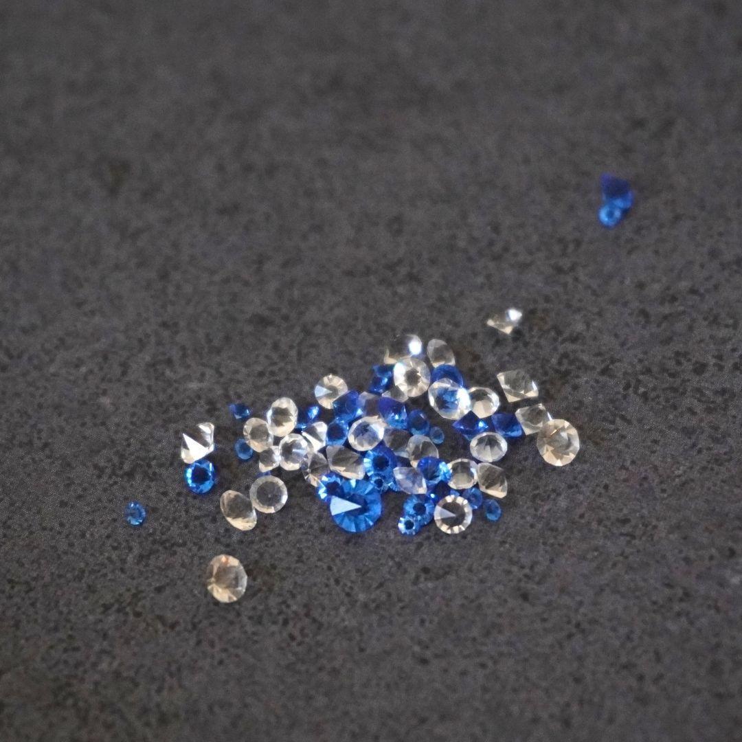 スワロフスキー エッグ ガーランド ゴールドコーティング