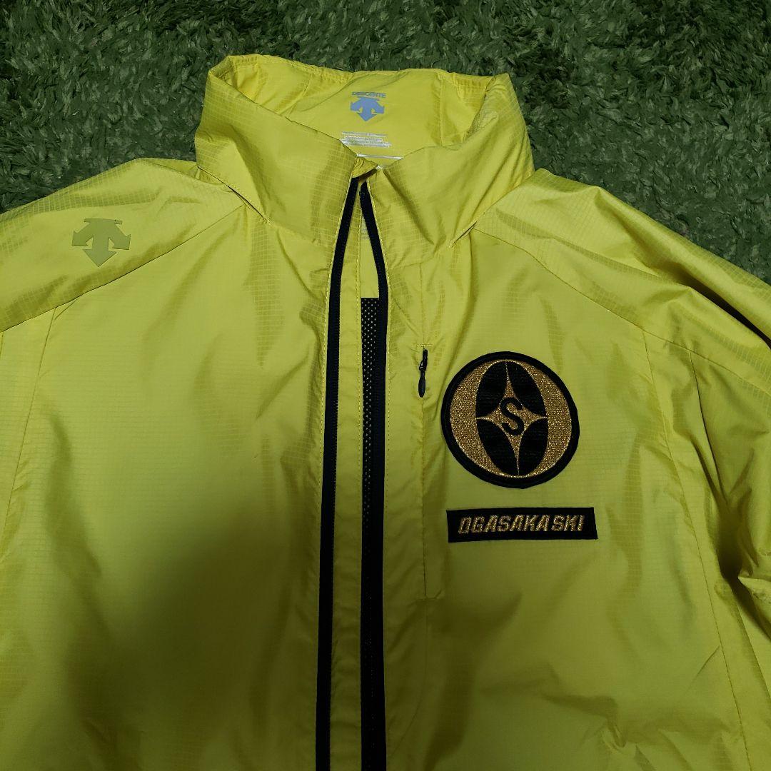 OGASAKA SKI トレーニングウェア(上下)フード付き イエロー ブラック
