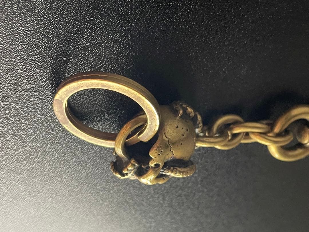 ブラックサイン アージェントグリーム スカル キーホルダー