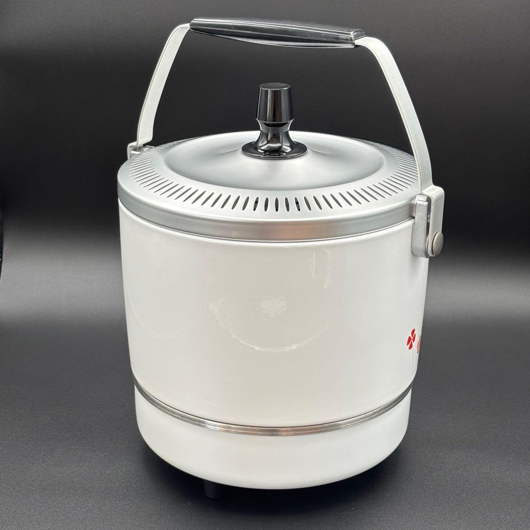 パロマ ガス炊飯器 PR-1号M 昭和レトロ花柄